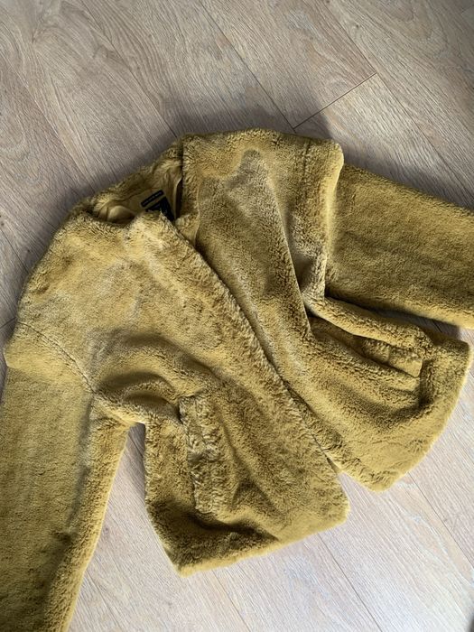 Sztuczne Futerko Zara, kolor musztardowy