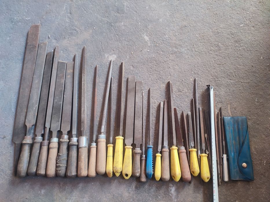 Stare pilniki do metalu