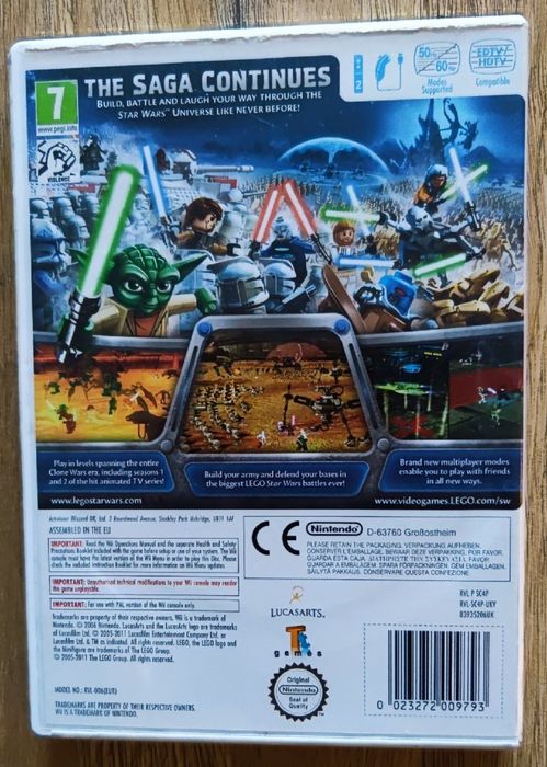 Gra Lego Star Wars III: The Clone Wars Nintendo Wii (Wii)