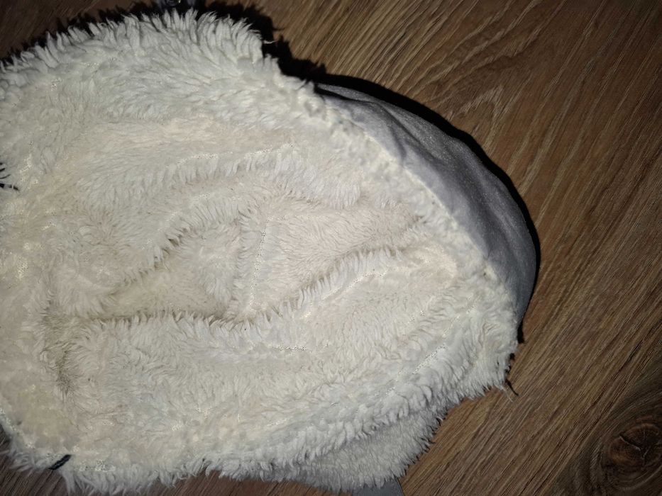 czapka zimowa niemowlęca uszatka