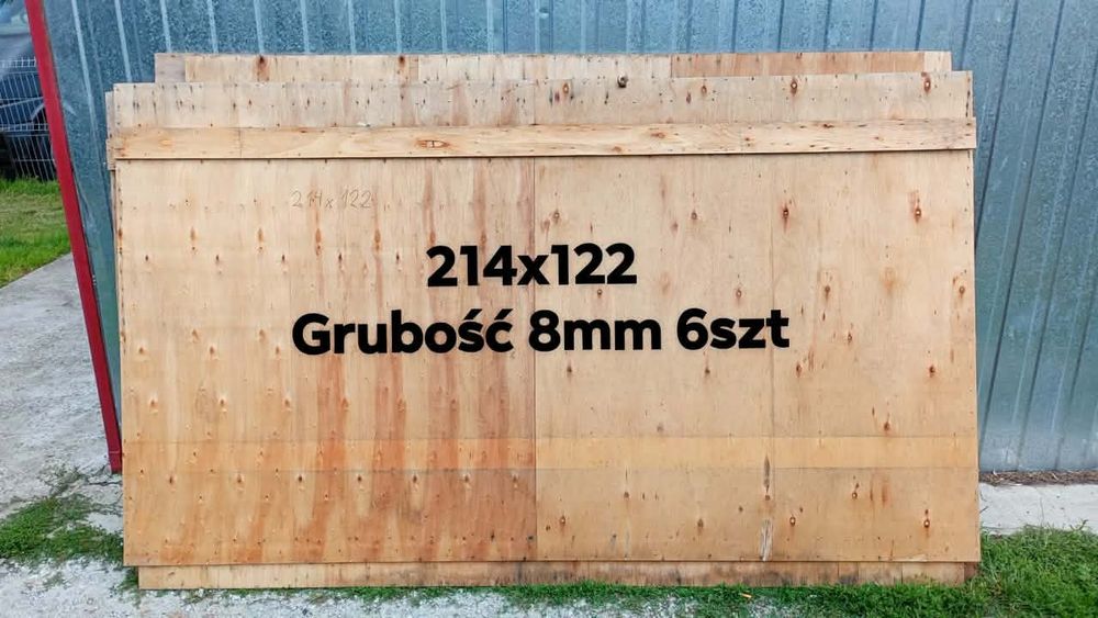 Płyty Sklejka 8mm grubość