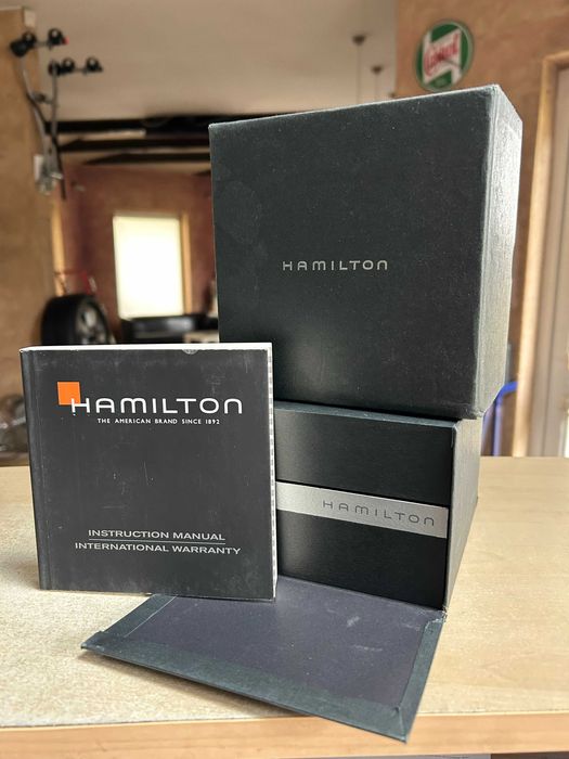 hamilton khaki automatic day-date h644550 full set