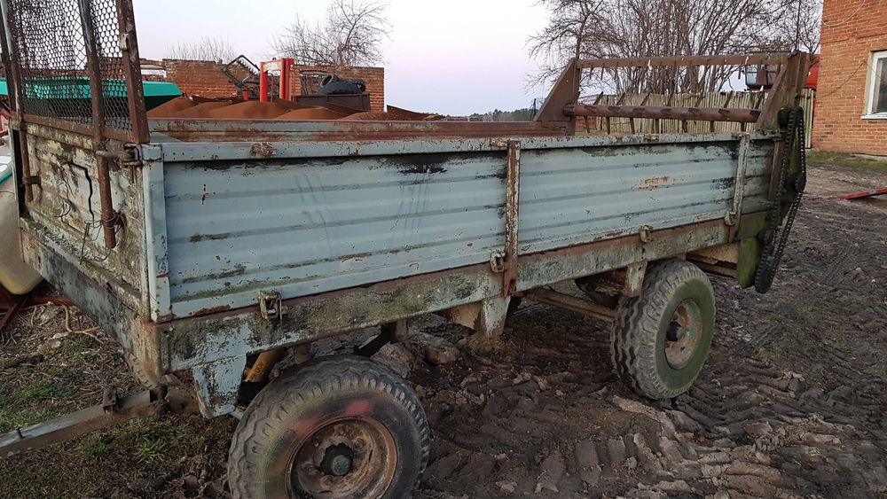 Rozrzutnik obornika 4t.,przyczepa,transport.
