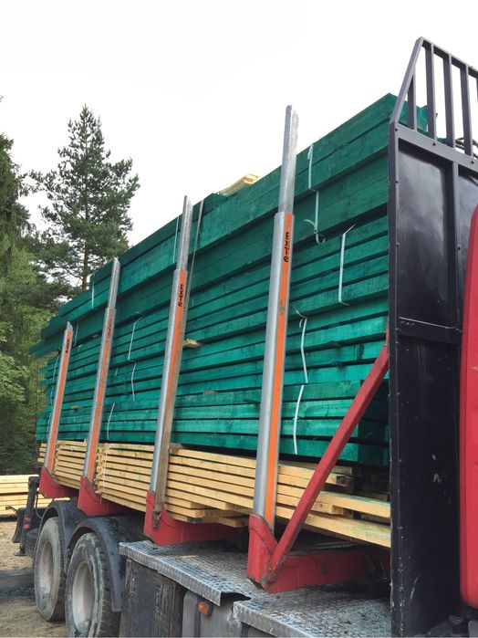 Wieźba Dachowa Deski Szalunkowe Łaty Podbitka Impregnacja