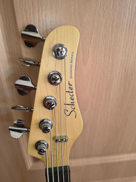 Schecter CV-5 Gloss Natural - gitara basowa 5-strunowa