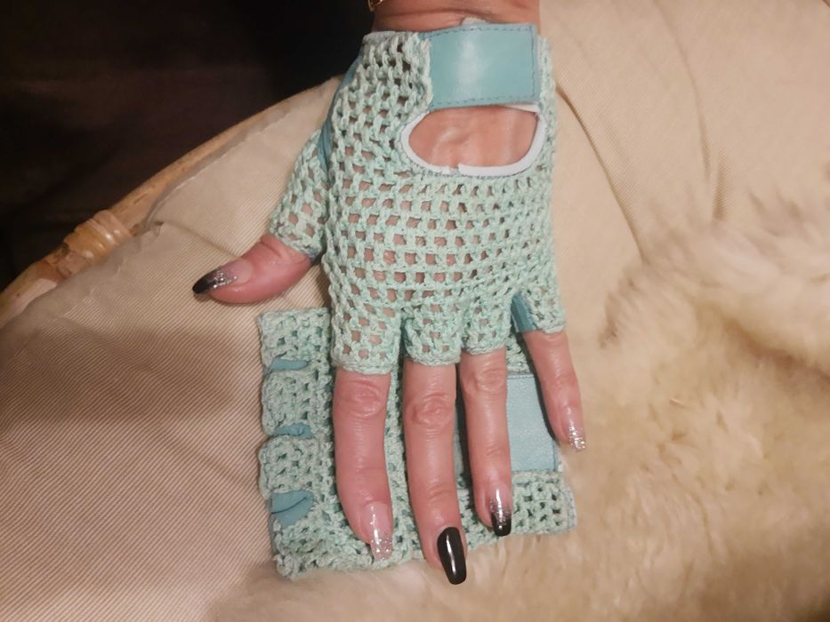 Rękawiczki skórzane mały rozmiar S