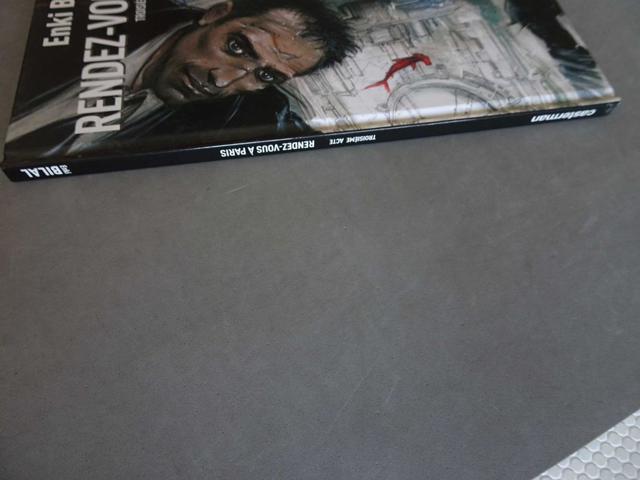Livro Enki Bilal - Rendez-Vous à Paris (capa dura) + raro "postal"