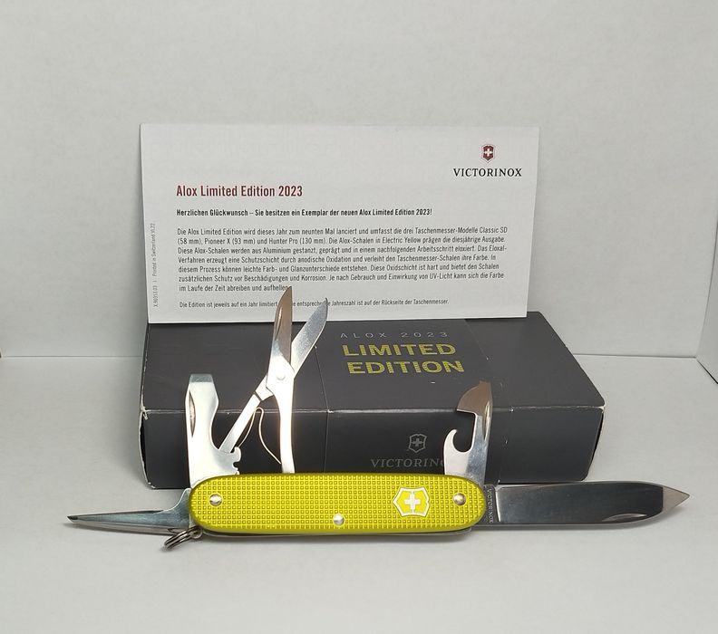 VICTORINOX Pioneer Alox Limited Edition 2023,2018