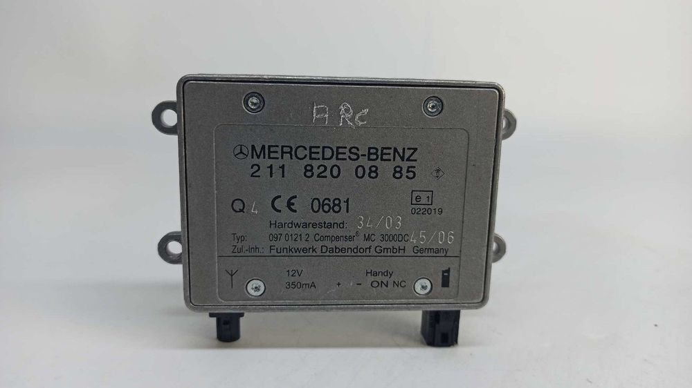 AMPLIFICADOR DE ANTENA MERCEDES CLASE C (W203) BERLINA 220 CDI (LA) (203.008)