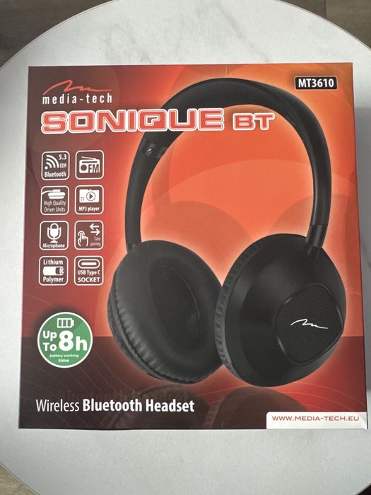 Sluchawki bezprzewodowe Bluetooth sonique BT MT3610