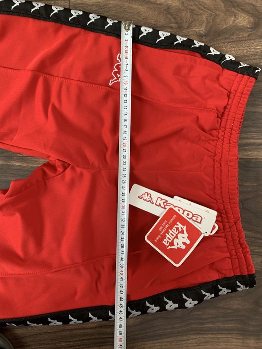 czerwone dresy KAPPA rozpinane