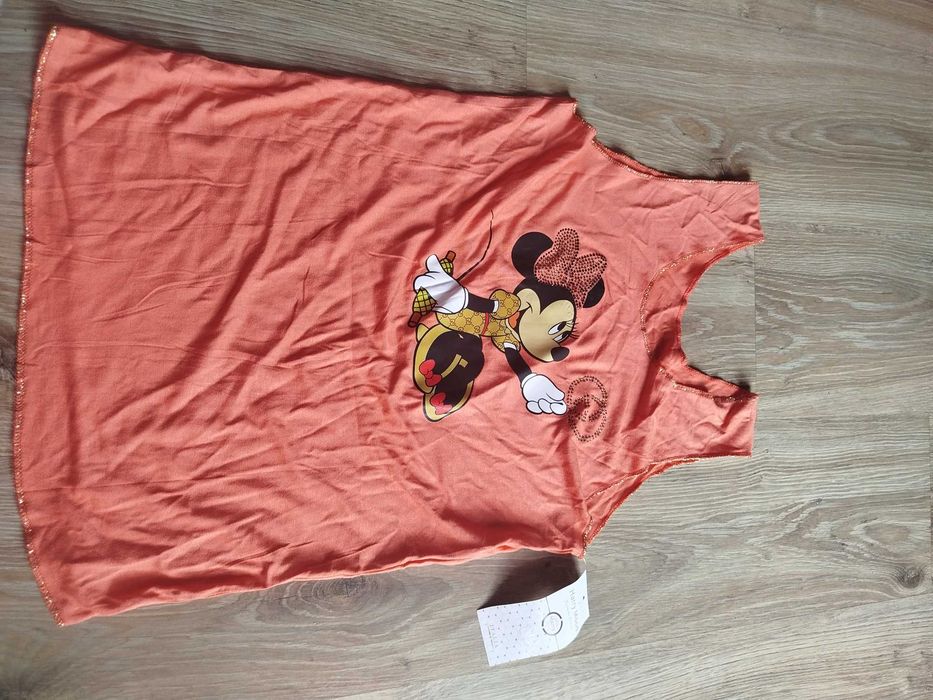 Koszulka damska bezrękawnik Minnie