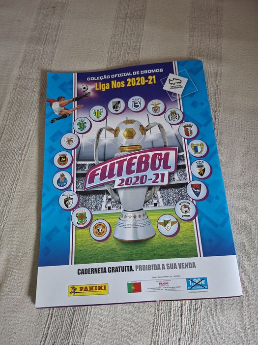 caderneta Panini Liga de futebol 2 0 2 0 - 2 0 2 1 como nova