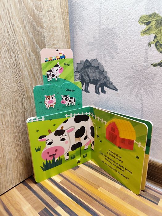 Znajdź mnie! Zwierzęta na wsi rozsuwane ruchome obrazki