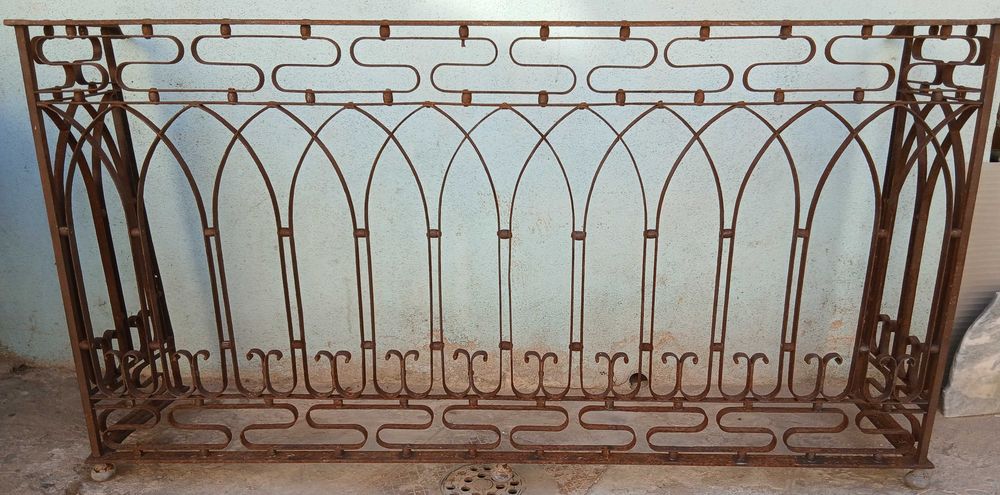 Grade varanda séc XVIII ferro forjado