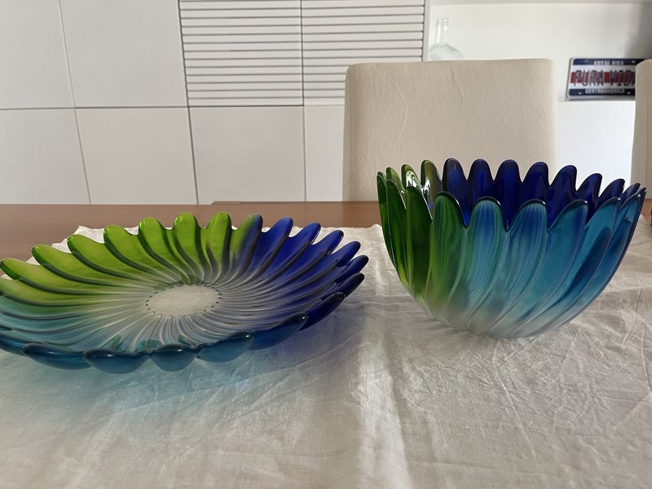 Conjunto prato e taça