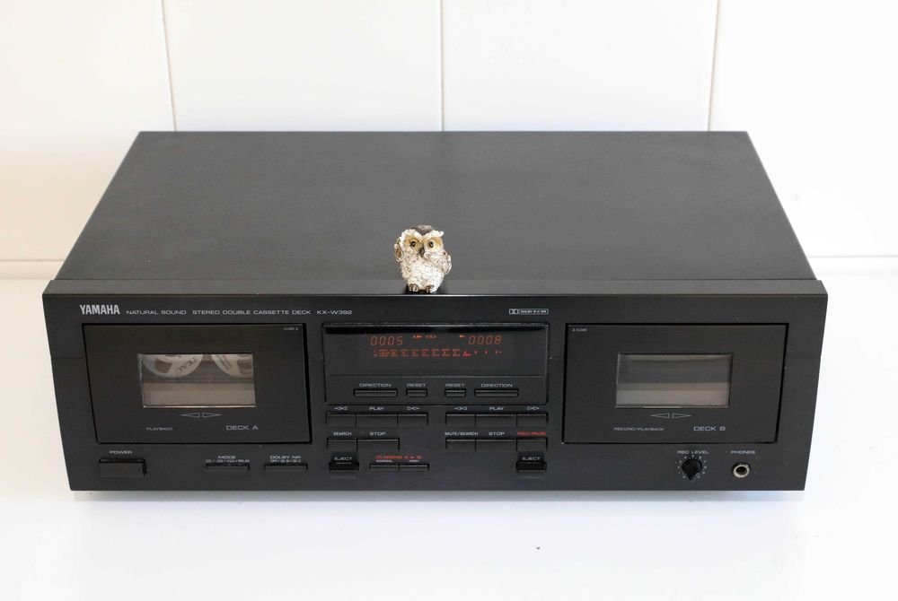 Yamaha KX-W392 Duplo Tape Deck Cassetes autoreverse