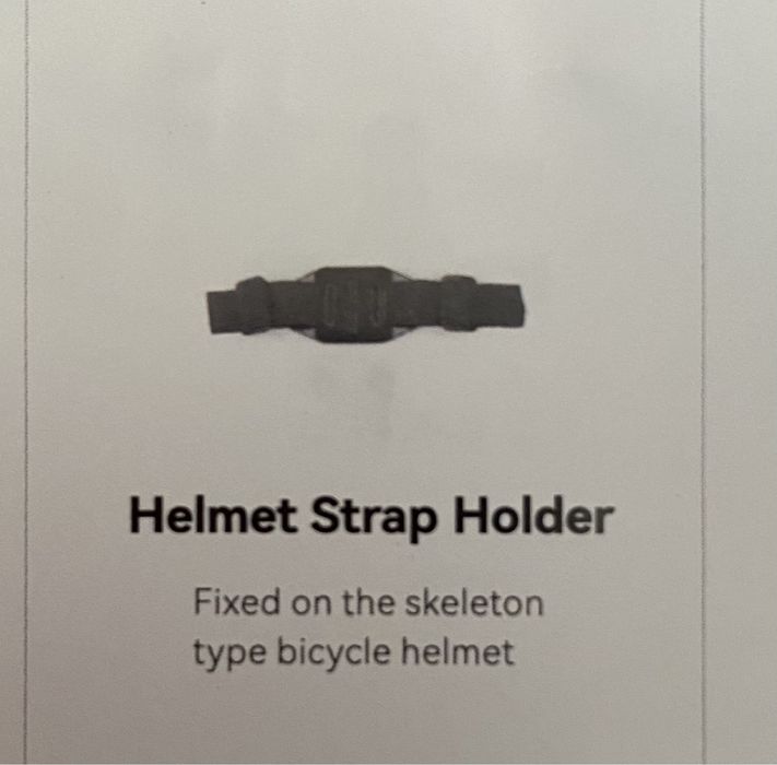 Suporte Capacete Bicicleta GoPro, DJI Osmo, Insta 360