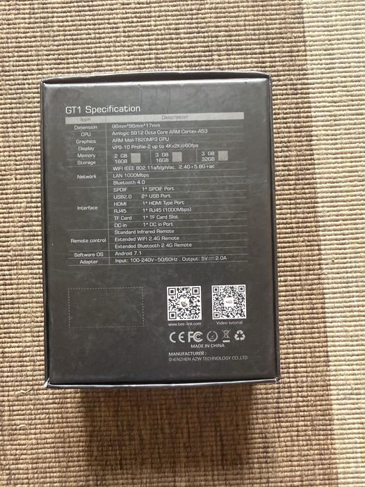 Box Android - Beelink GT1 ultimate