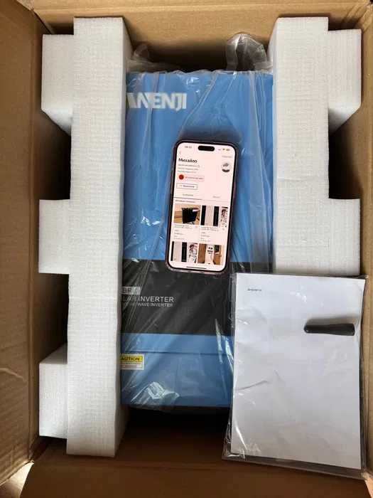 Гібридний сонячний інвертор ANENJI ANJ‑6200W‑48V‑WIFI