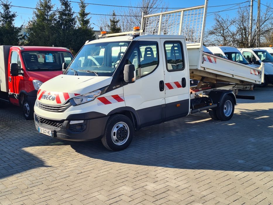 Iveco Daily 35c14 wywrotka 7 osób Dubel Kabina