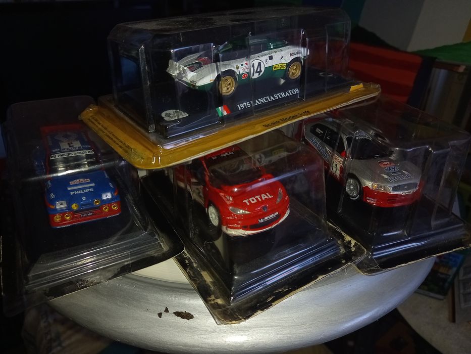 Pack de 4 miniaturas de Rally, 1/43