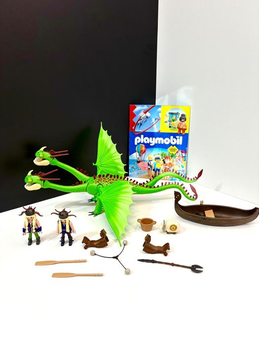 Playmobil 9458 dragons jak wytresować smoka Jot & Wym Szpadka i Mieczy