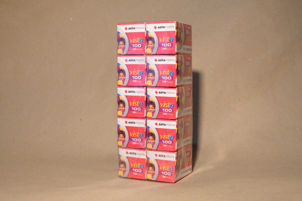 Pack 10 rolos Agfa vista