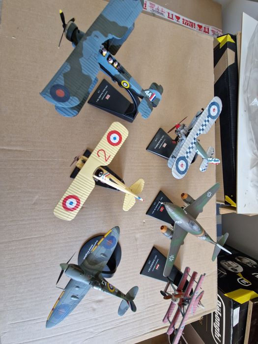 Metalowe modele samolotów 1:72 6 szt.