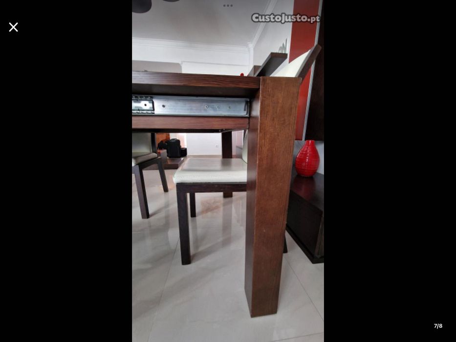 Mesa de jantar e cadeiras Paços de Ferreira