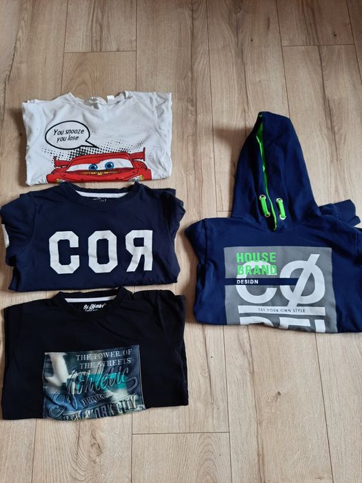 Bluzki, spodnie 128