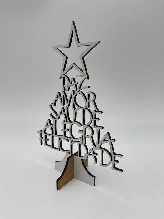 Árvore de Natal em madeira