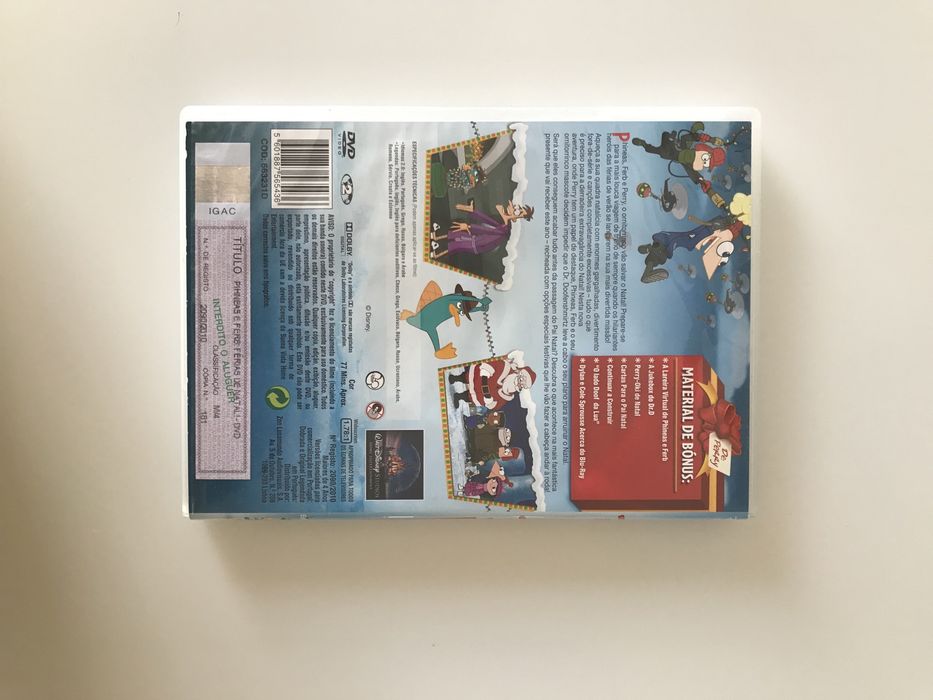 DVD Phineas & Ferb Natal