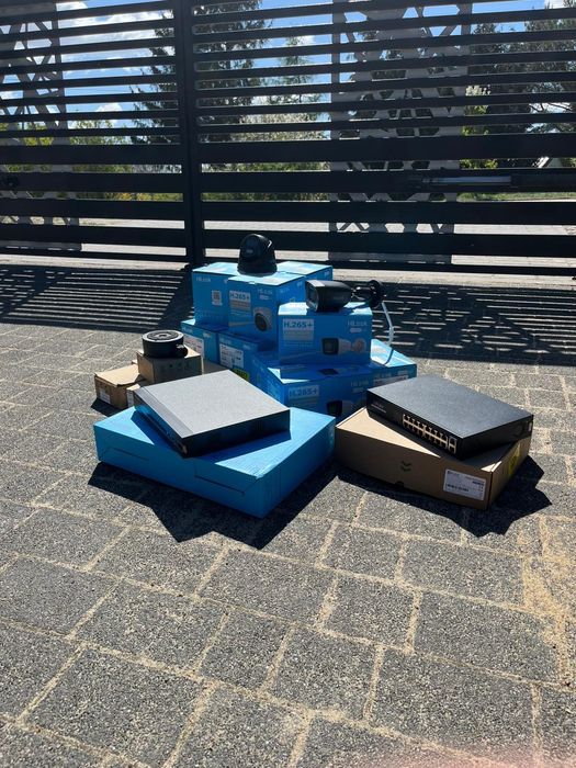 Monitoring, kamery CCTV, alarmy — montaż | Hikvision 4K Podgląd w Telefonie, Inteligentne wykrywanie człowieka Rozpoznawanie tablic rejestracyjnych