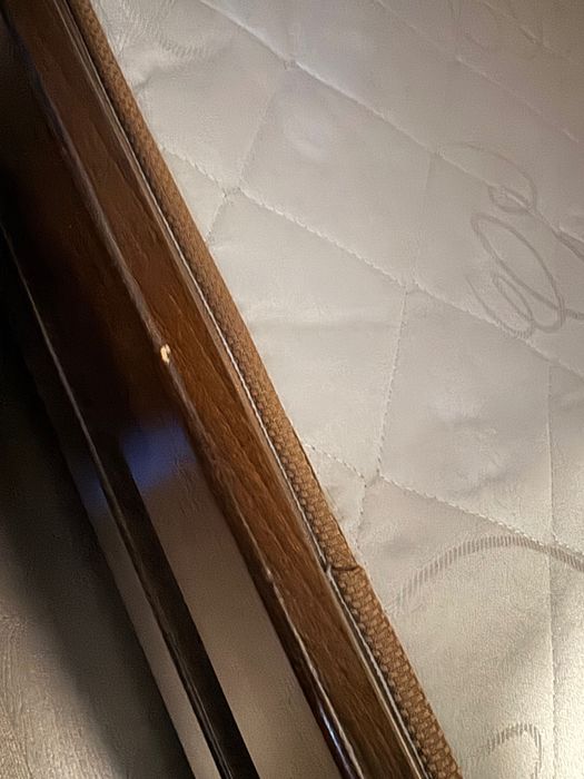 Двоярусне ліжко, темне дерево, 90/200 см