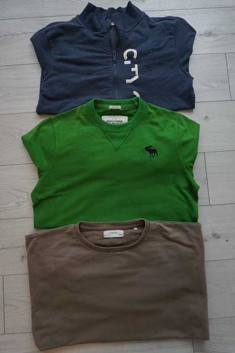 3 szt. zestaw bluz~ Abercrombie~ 5-10-15~ Reserved r.170