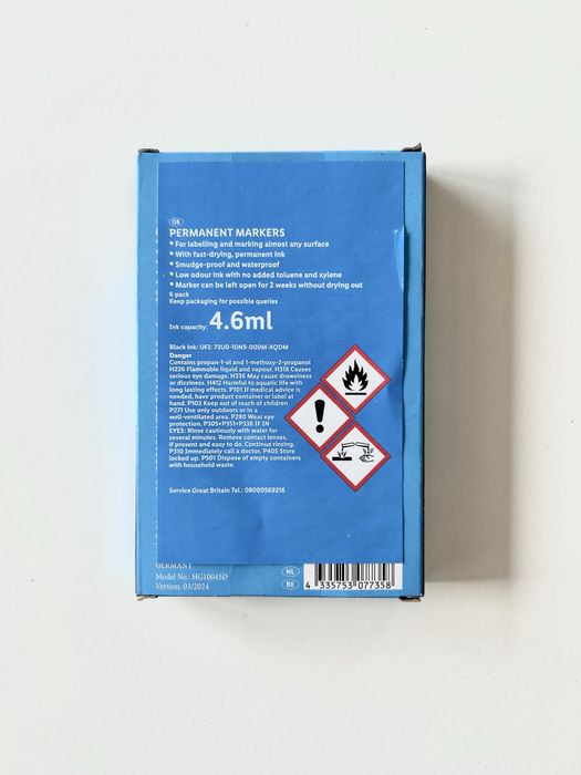 NOWE Markery permanentne 6 szt Crelando