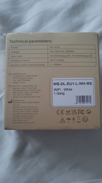 10x Tuya i Moes wifi smart light switch N - solo i dual