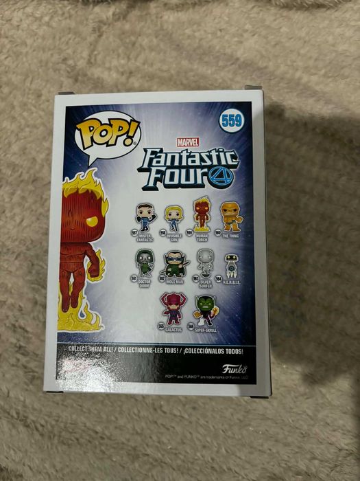 Funko Pop Human Torch 559 Fantastic Four NOWY Stan Idealny