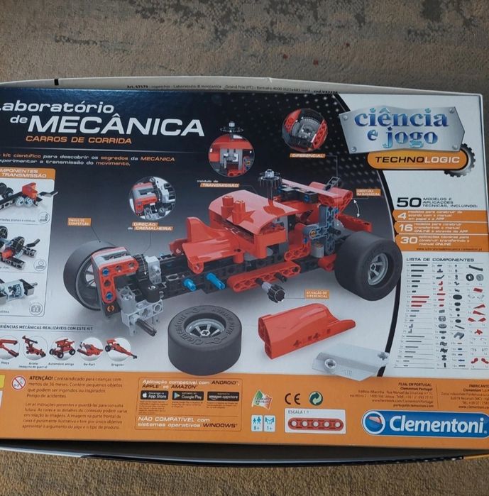 Puzzle de ciências e construção automóvel