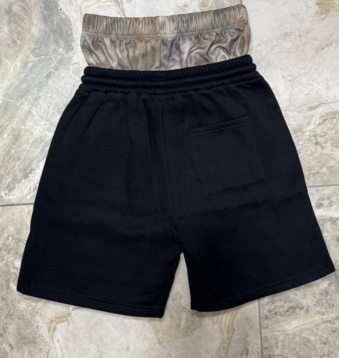 Amiri double belt | амири шорти | амири | amiri | shorts | black
