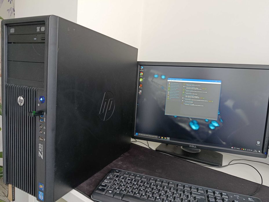 Мощный компьютер для работы HP Z420 Workstation Intel 32Г Quadro K2000