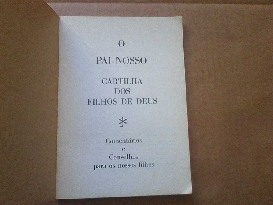 O Pai Nosso Cartilha dos Filhos de Deus