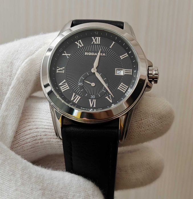 Чоловічий годинник Rodania Swiss made 100m 43.5mm