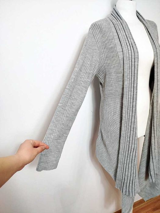 George Maternity szary ciążowy długi kardigan sweterek