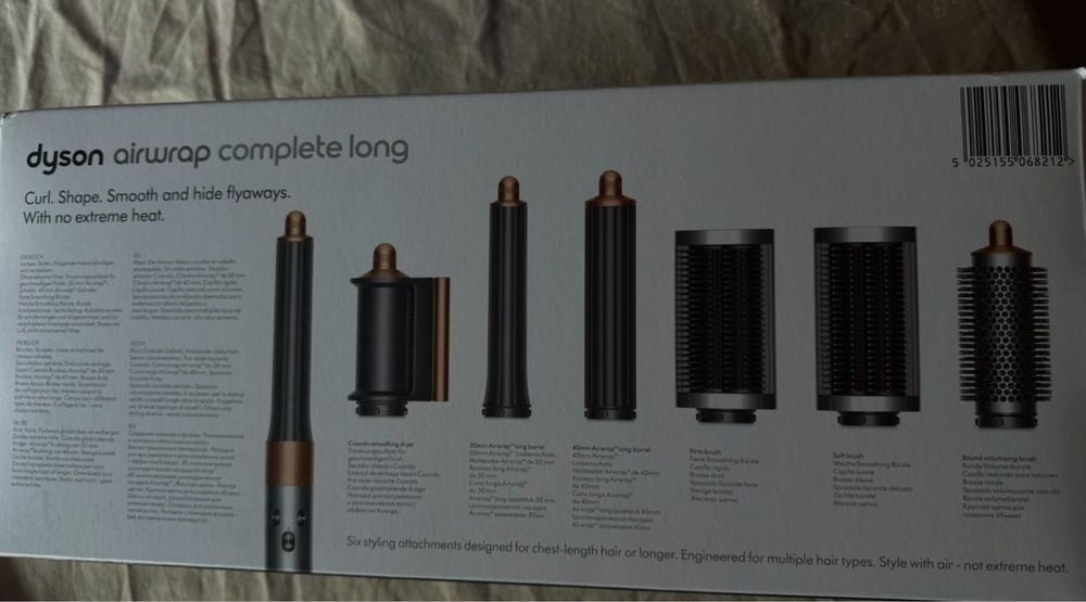 Dyson Airwrap Multi-styler Complete long серебристо золотий
