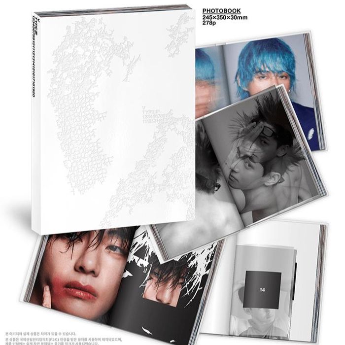 V (BTS) TYPE 2 PHOTOBOOK запакований, новий фотобук БТС Техьона