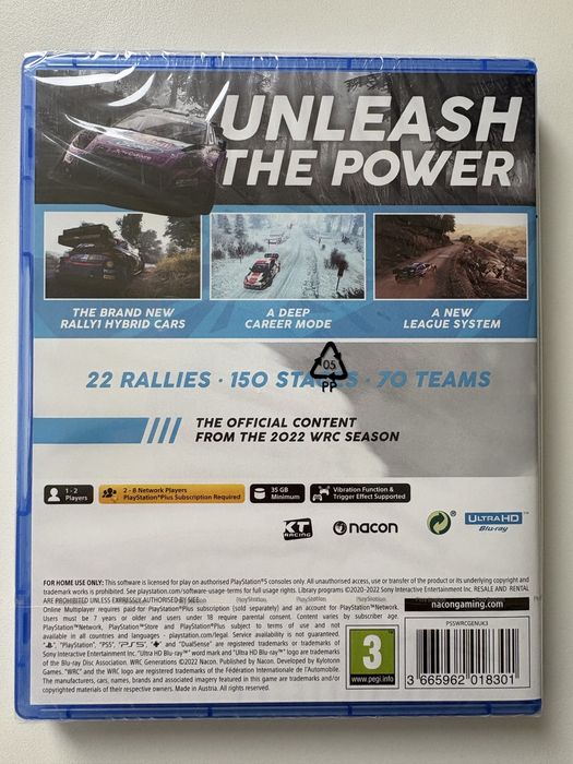WRC Generations PS5 - nowa, folia