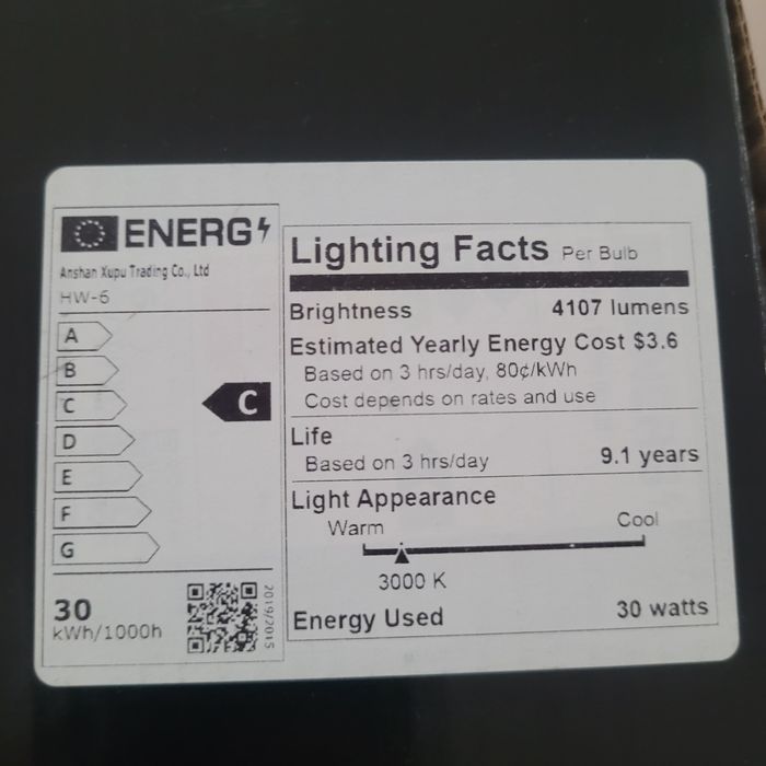 Lampa zewnętrzna LED 30W