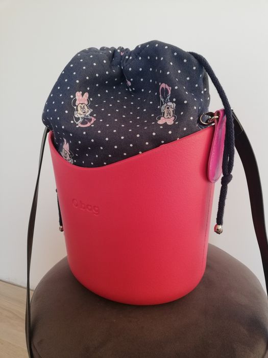 Basket Obag  Zestaw Mickey Granat Róż